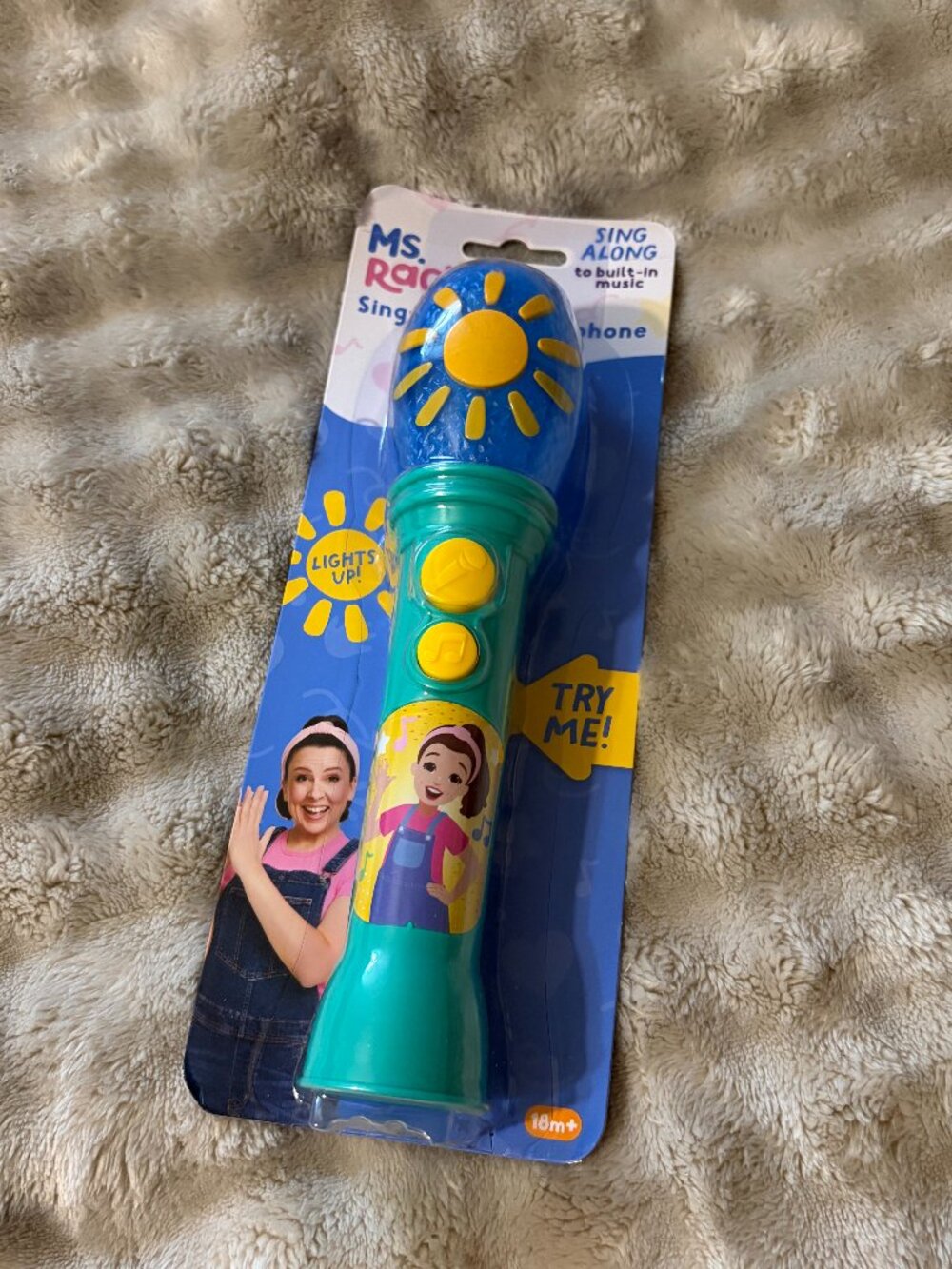 Ms. Rachel Sing Along & Dance Microphone Toddler Working Toy Microphone & Music